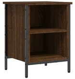 VidaXL Schoenenkast 38x35x50 cm bewerkt hout bruineikenkleurig