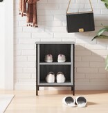 VidaXL Schoenenkast 38x35x50 cm bewerkt hout grijs sonoma eikenkleurig
