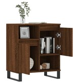 VidaXL Dressoir 60x35x70 cm bewerkt hout bruineikenkleurig