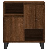 VidaXL Dressoir 60x35x70 cm bewerkt hout bruineikenkleurig