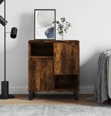 VidaXL Dressoir 60x35x70 cm bewerkt hout gerookt eikenkleurig