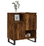 VidaXL Dressoir 60x35x70 cm bewerkt hout gerookt eikenkleurig