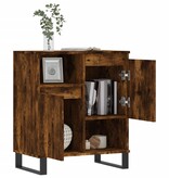 VidaXL Dressoir 60x35x70 cm bewerkt hout gerookt eikenkleurig