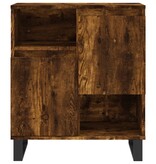 VidaXL Dressoir 60x35x70 cm bewerkt hout gerookt eikenkleurig