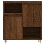 VidaXL Dressoir 60x35x70 cm bewerkt hout bruineikenkleurig