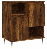 VidaXL Dressoir 60x35x70 cm bewerkt hout gerookt eikenkleurig