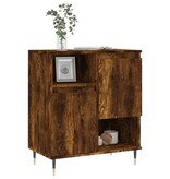 VidaXL Dressoir 60x35x70 cm bewerkt hout gerookt eikenkleurig