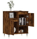 VidaXL Dressoir 60x35x70 cm bewerkt hout gerookt eikenkleurig
