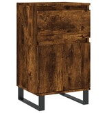 VidaXL Dressoir 40x35x70 cm bewerkt hout gerookt eikenkleurig