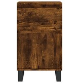 VidaXL Dressoir 40x35x70 cm bewerkt hout gerookt eikenkleurig