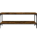 VidaXL Salontafel 100x55x40 cm bewerkt hout gerookt eikenkleurig
