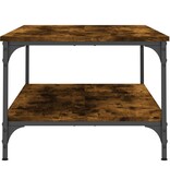VidaXL Salontafel 100x55x40 cm bewerkt hout gerookt eikenkleurig