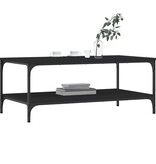 VidaXL Salontafel 100x55x40 cm bewerkt hout zwart