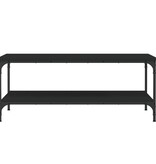 VidaXL Salontafel 100x55x40 cm bewerkt hout zwart