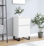 VidaXL Dressoir 40x35x70 cm bewerkt hout wit