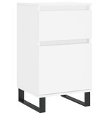 VidaXL Dressoir 40x35x70 cm bewerkt hout wit