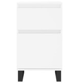 VidaXL Dressoir 40x35x70 cm bewerkt hout wit