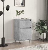 VidaXL Dressoir 40x35x70 cm bewerkt hout betongrijs