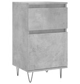 VidaXL Dressoir 40x35x70 cm bewerkt hout betongrijs