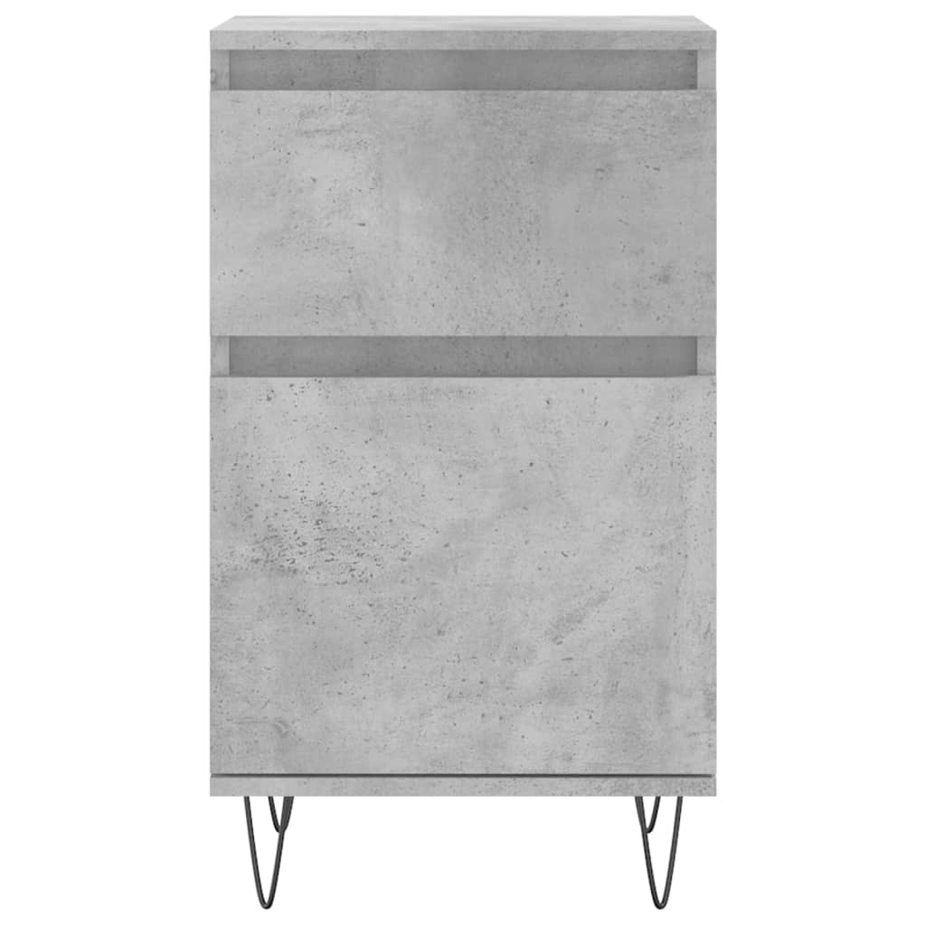 VidaXL Dressoir 40x35x70 cm bewerkt hout betongrijs