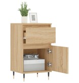 vidaXL Dressoir 40x35x70 cm bewerkt hout sonoma eikenkleurig