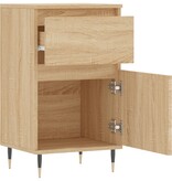 vidaXL Dressoir 40x35x70 cm bewerkt hout sonoma eikenkleurig