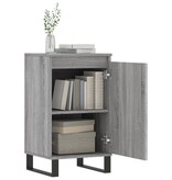 VidaXL Dressoirs 2 st 40x35x70 cm bewerkt hout grijs sonoma