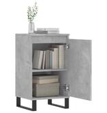 VidaXL Dressoirs 2 st 40x35x70 cm bewerkt hout betongrijs