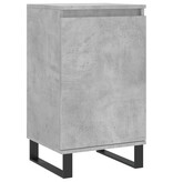 VidaXL Dressoirs 2 st 40x35x70 cm bewerkt hout betongrijs