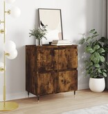 VidaXL Dressoir 60x35x70 cm bewerkt hout gerookt eikenkleurig