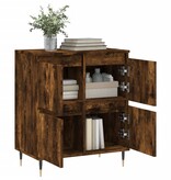 VidaXL Dressoir 60x35x70 cm bewerkt hout gerookt eikenkleurig