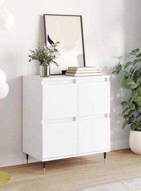 VidaXL Dressoir 60x35x70 cm bewerkt hout wit