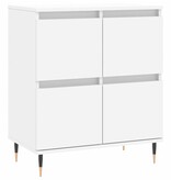 VidaXL Dressoir 60x35x70 cm bewerkt hout wit