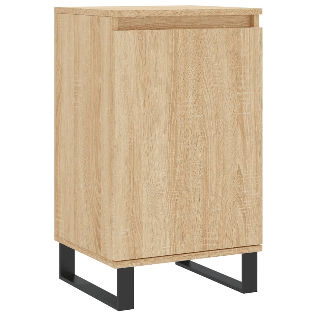 VidaXL Dressoirs 2 st 40x35x70 cm bewerkt hout sonoma eikenkleurig