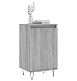 VidaXL Dressoirs 2 st 40x35x70 cm bewerkt hout grijs sonoma