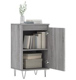 VidaXL Dressoirs 2 st 40x35x70 cm bewerkt hout grijs sonoma