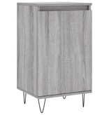 VidaXL Dressoirs 2 st 40x35x70 cm bewerkt hout grijs sonoma