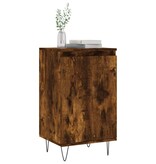 VidaXL Dressoirs 2 st 40x35x70 cm bewerkt hout gerookt eikenkleurig