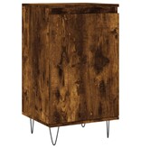 VidaXL Dressoirs 2 st 40x35x70 cm bewerkt hout gerookt eikenkleurig