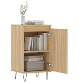 VidaXL Dressoirs 2 st 40x35x70 cm bewerkt hout sonoma eikenkleurig