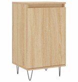 VidaXL Dressoirs 2 st 40x35x70 cm bewerkt hout sonoma eikenkleurig