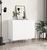 VidaXL Dressoirs 2 st 40x35x70 cm bewerkt hout wit