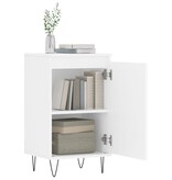 VidaXL Dressoirs 2 st 40x35x70 cm bewerkt hout wit