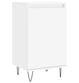 VidaXL Dressoirs 2 st 40x35x70 cm bewerkt hout wit