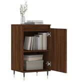 VidaXL Dressoirs 2 st 40x35x70 cm bewerkt hout bruineikenkleurig