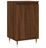 VidaXL Dressoirs 2 st 40x35x70 cm bewerkt hout bruineikenkleurig