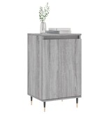 VidaXL Dressoirs 2 st 40x35x70 cm bewerkt hout grijs sonoma