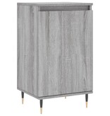 VidaXL Dressoirs 2 st 40x35x70 cm bewerkt hout grijs sonoma