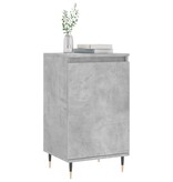 VidaXL Dressoirs 2 st 40x35x70 cm bewerkt hout betongrijs