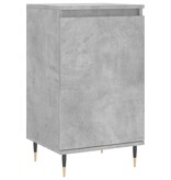 VidaXL Dressoirs 2 st 40x35x70 cm bewerkt hout betongrijs